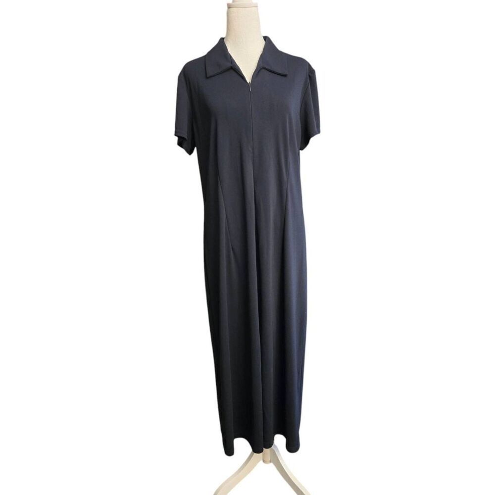 David Benjamin Vintage Women's Size 18 Navy Maxi Dress